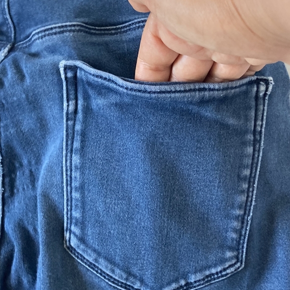 Preloved ASOS Maternity Denim Jeans Blue UK Size 10 - Picture 7 of 16